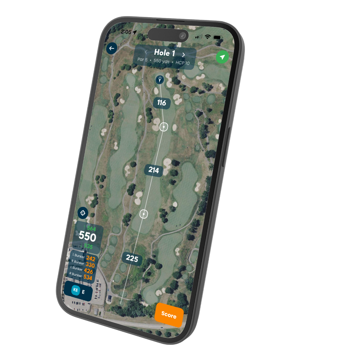 TeeTime app group outing creation with member list and handicaps